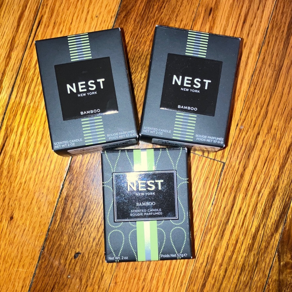 NEST New York Bamboo Scented Candles - Brand new (Set of 3)